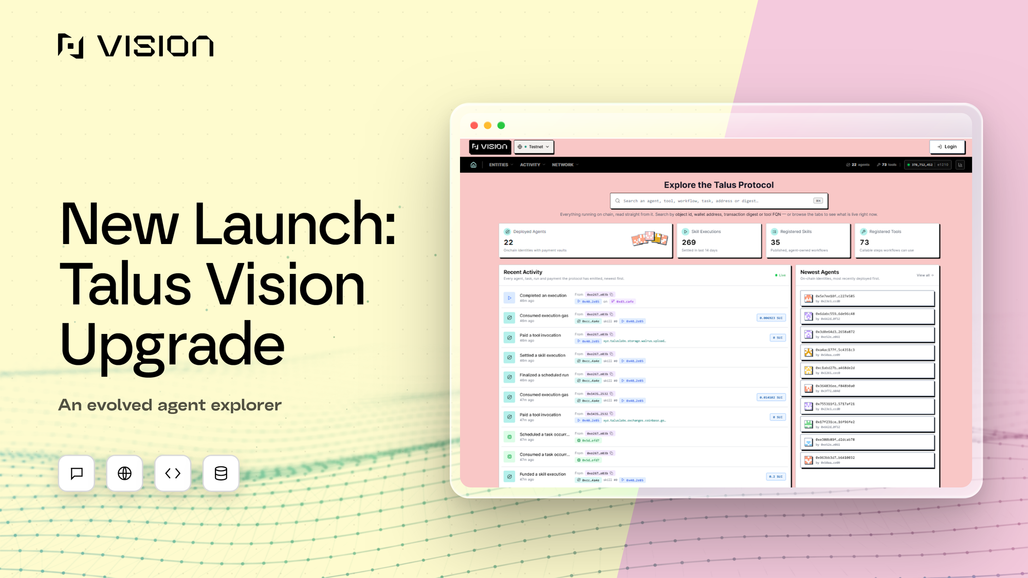 Talus Vision: An Evolved Agent Explorer