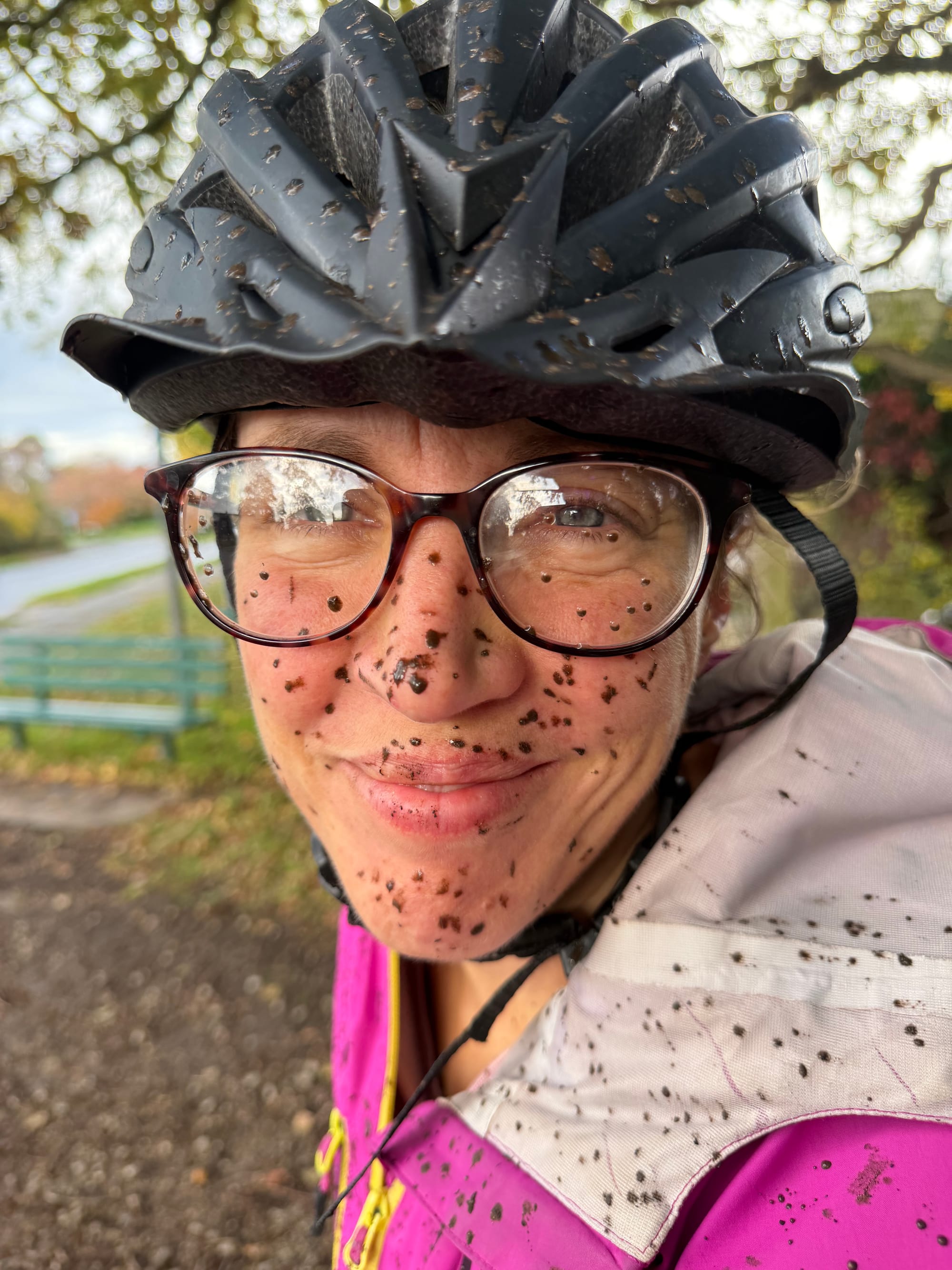 Covered in mud from the Wirral Way