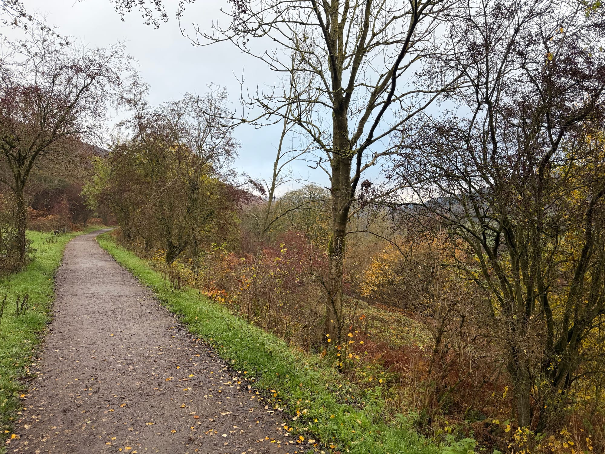 The Thornhill trail that leads from Bampton to Ladybower Reservoir.