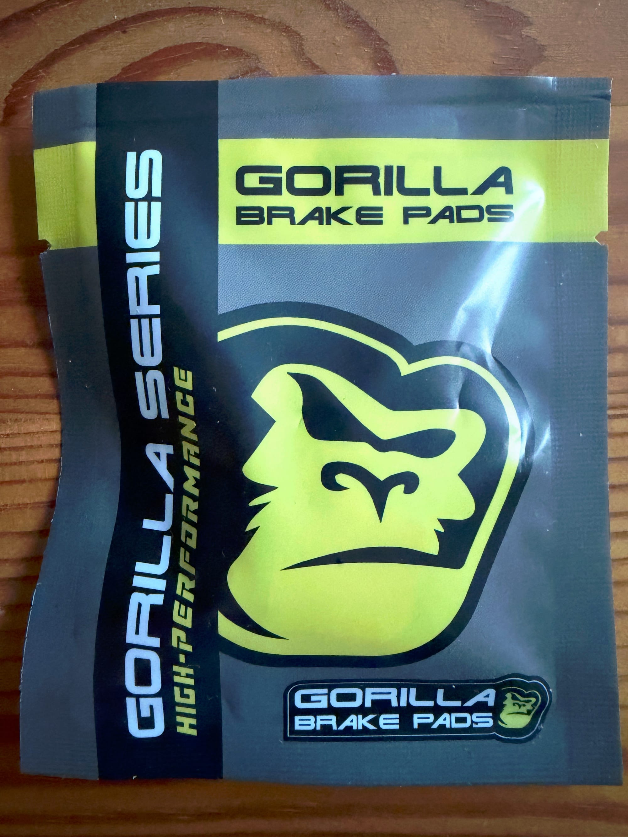 Gorilla Brake pads packaging
