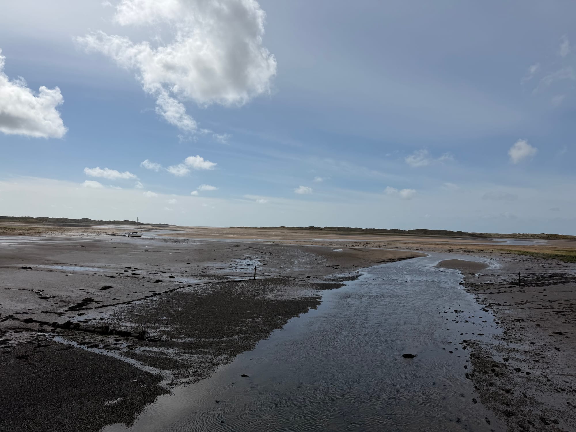 Over the estuary into Ravenglass