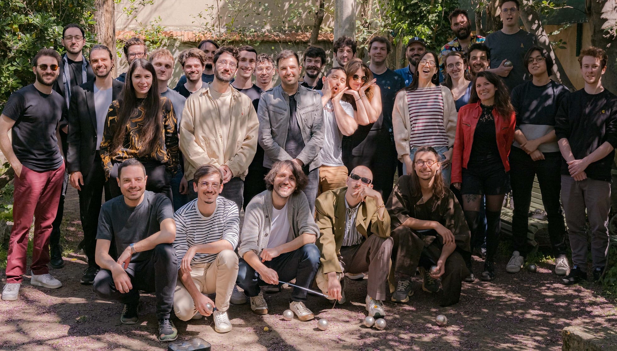 the development team at sandfall interactive 