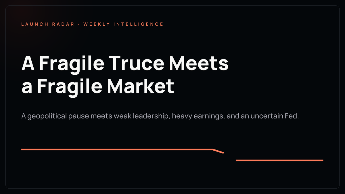 A Fragile Truce Meets a Fragile Market