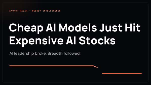 Cheap AI Models Just Hit Expensive AI Stocks
