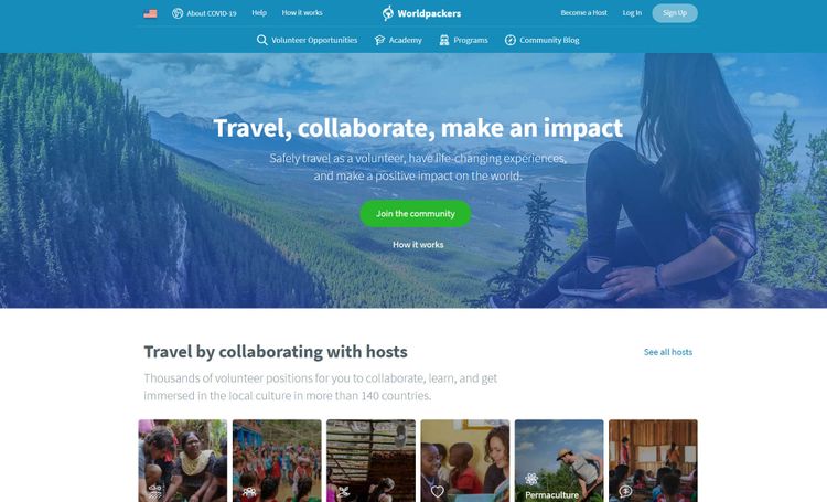 Worldpackers — жилье и еда за помощь в работе