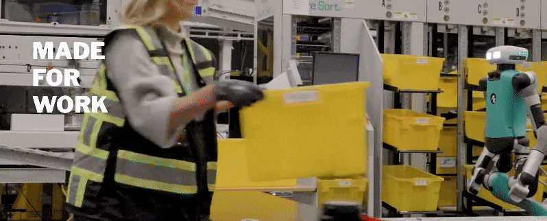 Agility Robotics' Digi Carrying a Box