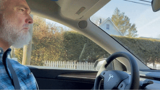 Jeff Brown Testing His Tesla's Autopilot