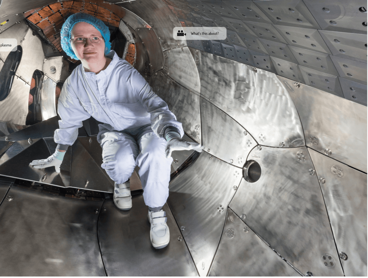 Inside a Stellarator Chamber Max Planck Institute for Plasma Physics