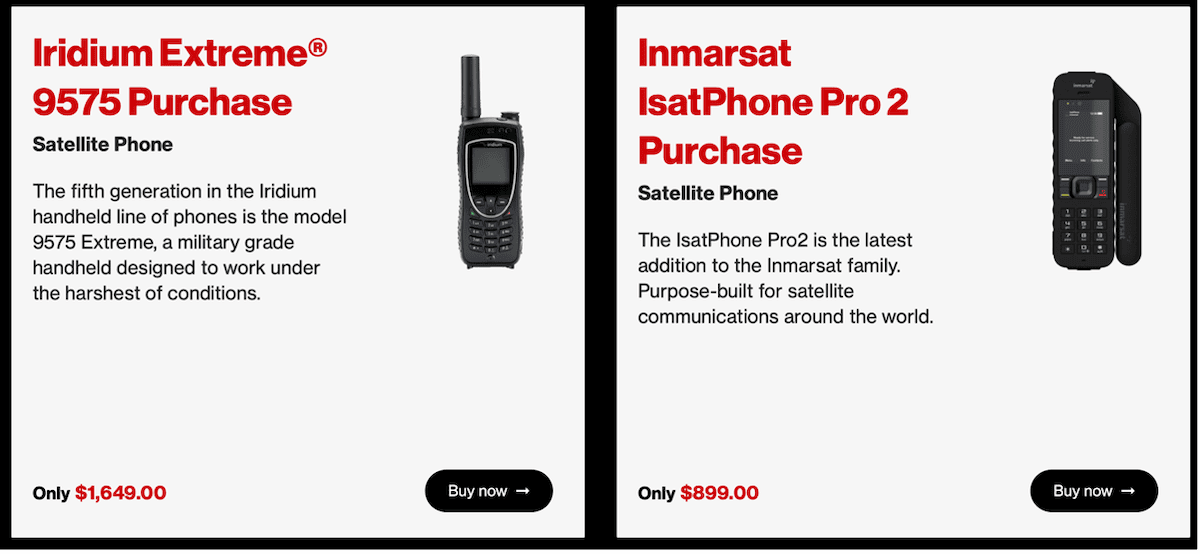 Verizon Satellite Phones