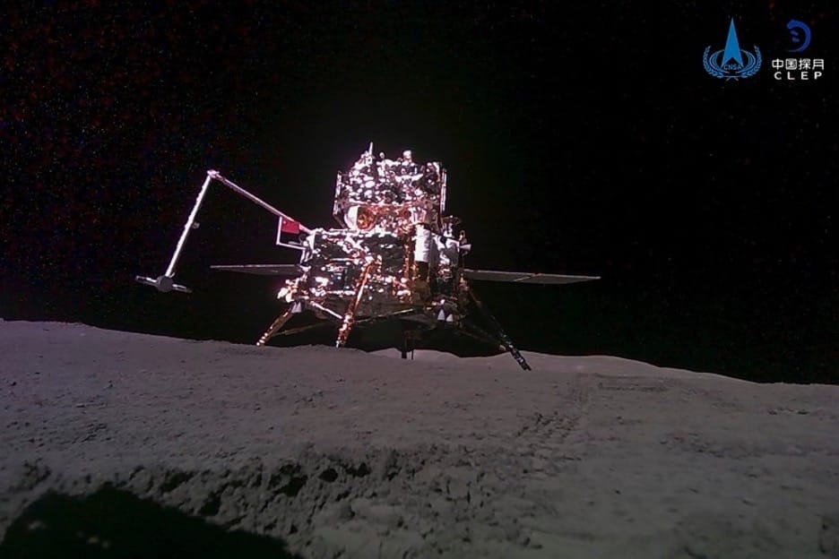 China Unfurls Flag on the Moon