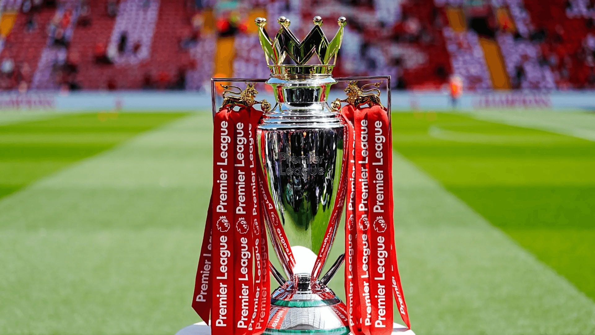 a picture of the premier league trophy