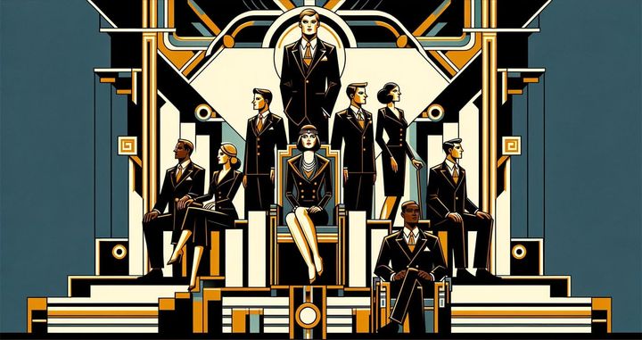 Picture of a Chain Of Command in Business