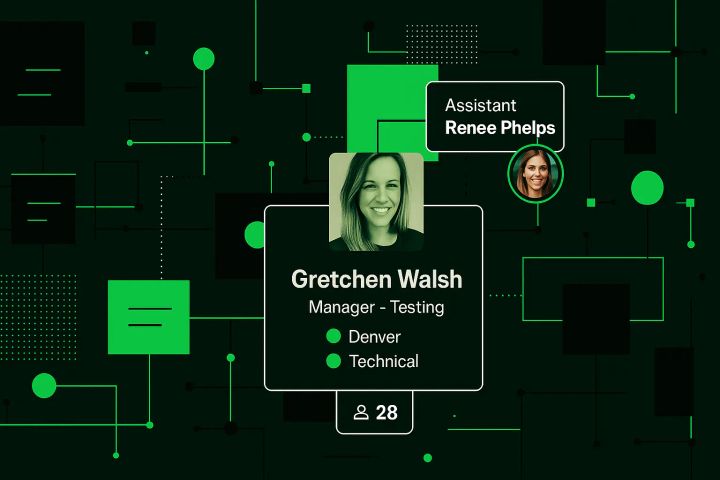 showing assistants in your company org chart