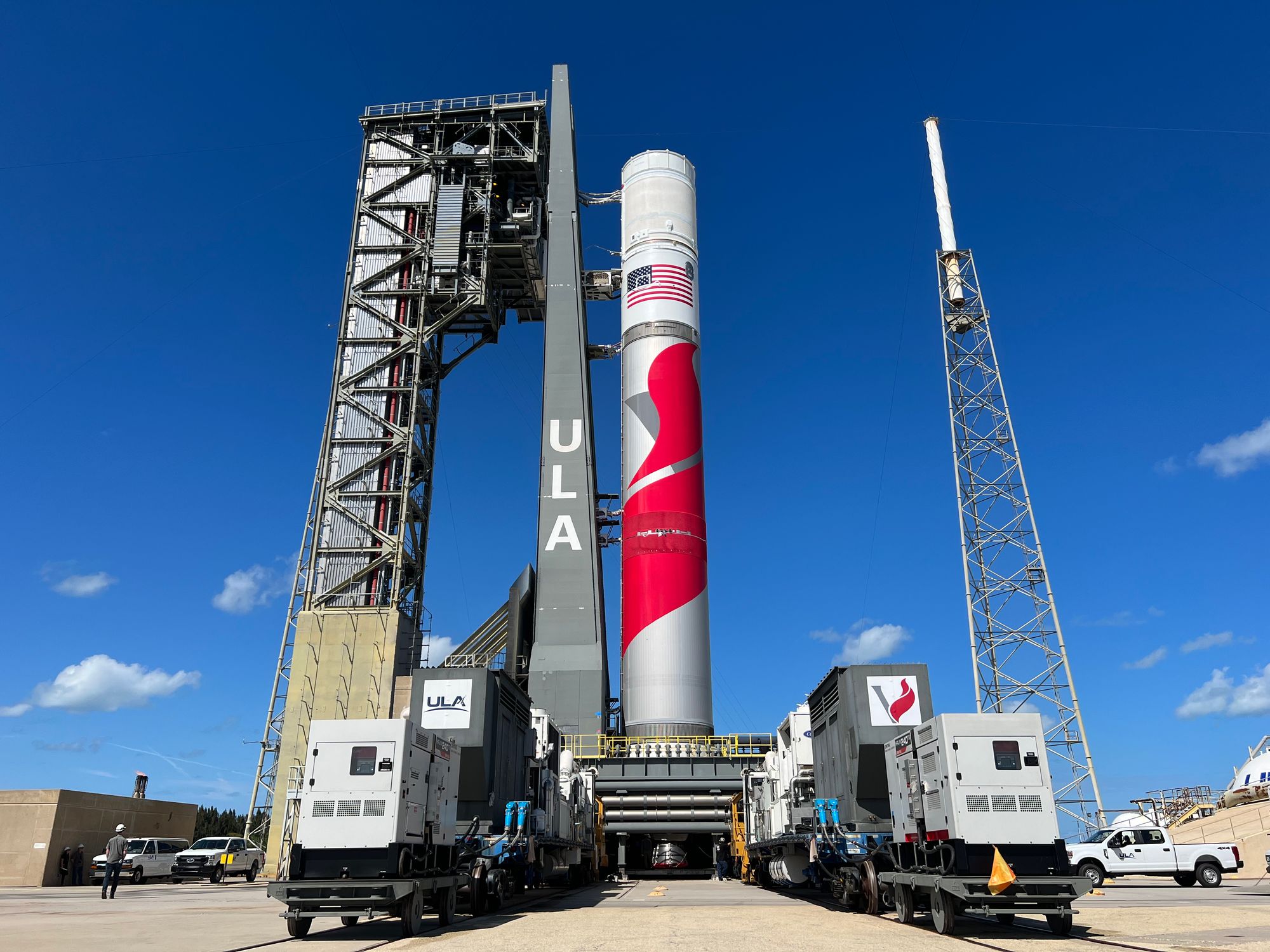 Vulcan at Space Launch Complex 41 during testing. ©ULA