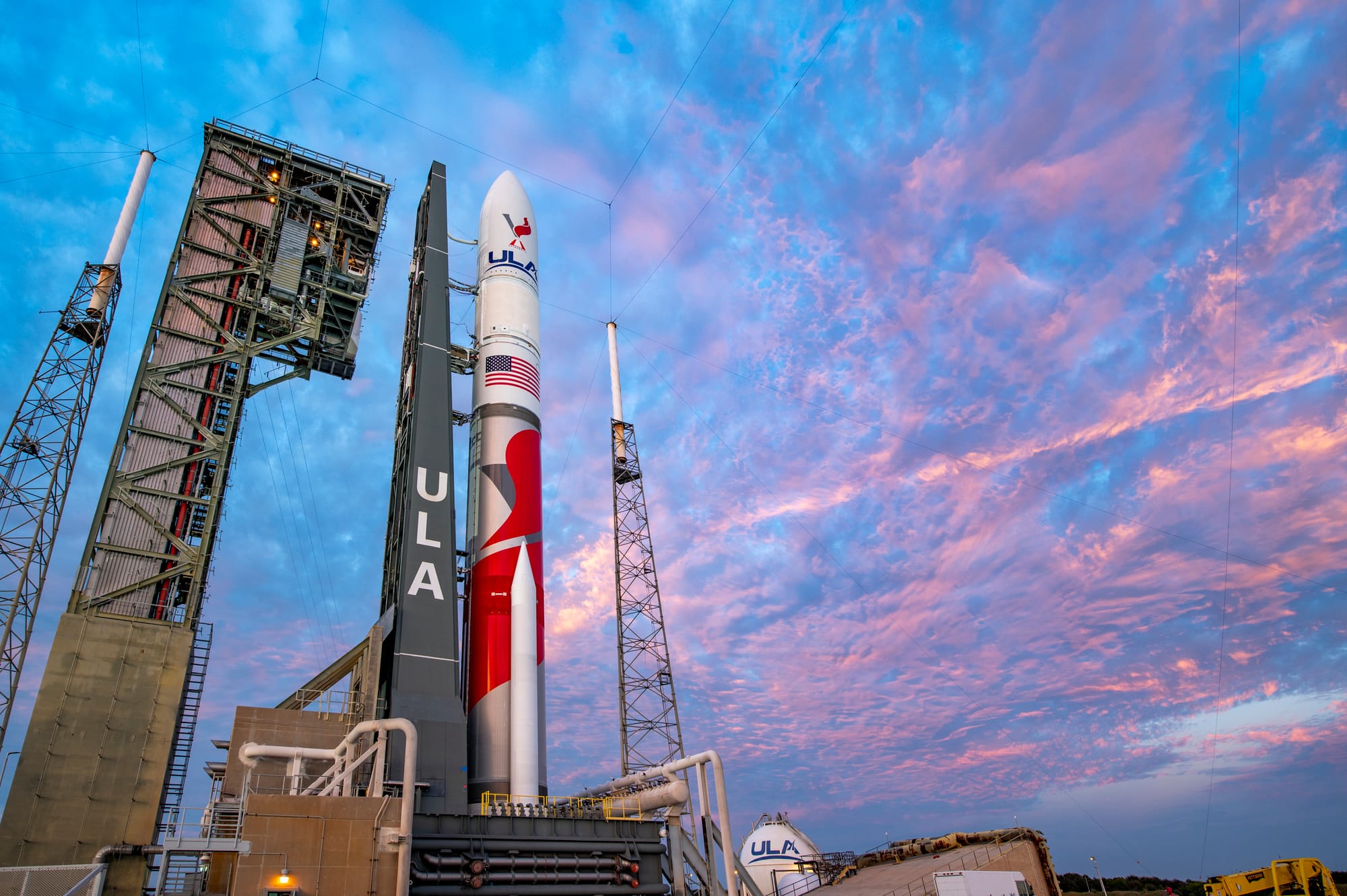 Vulcan-Centaur on its launch pad at SLC-41. ©United Launch Alliance