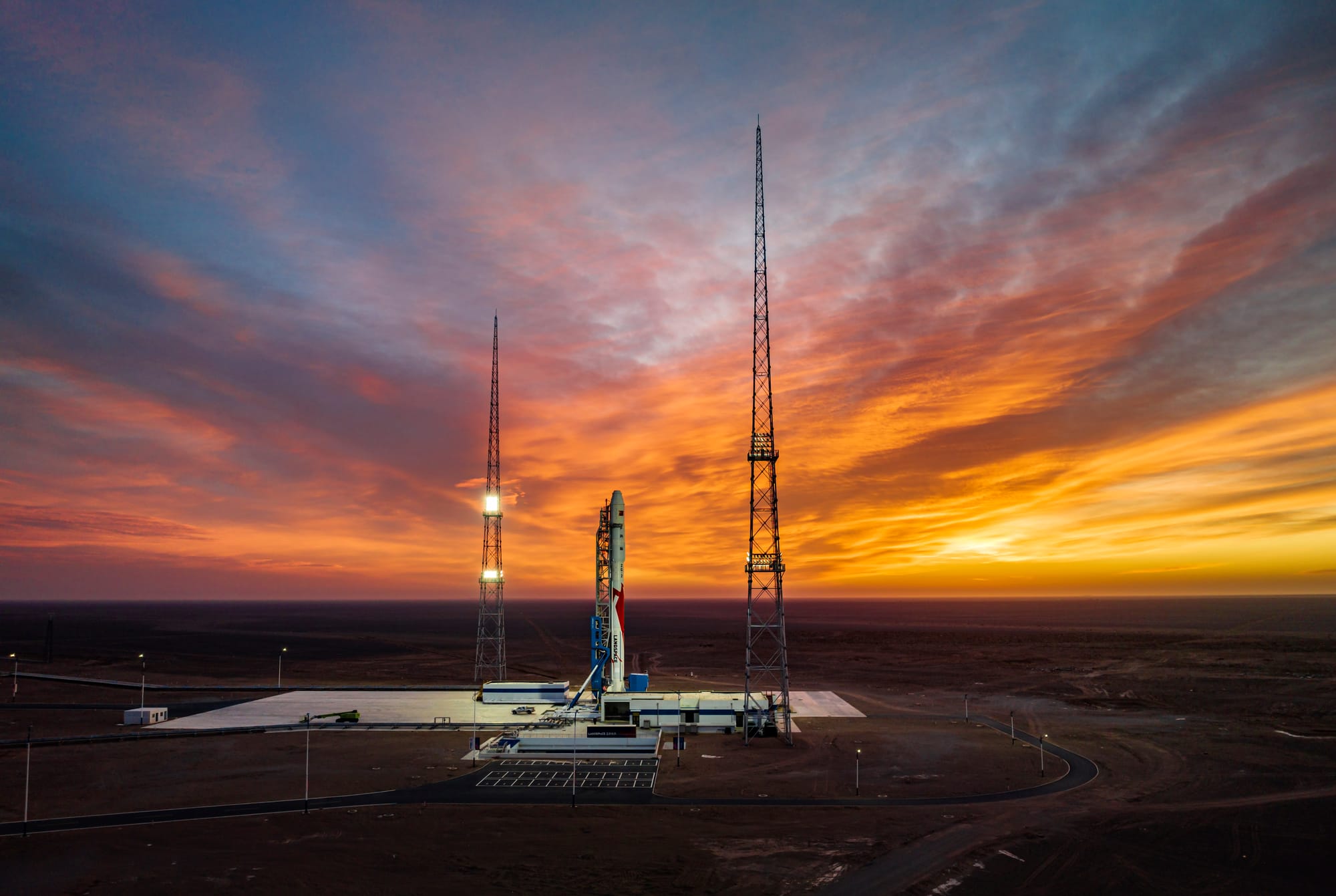 Zhuque-2 on its launch pad at Site 96 in the Jiuquan Satellite Launch Center. ©LandSpace
