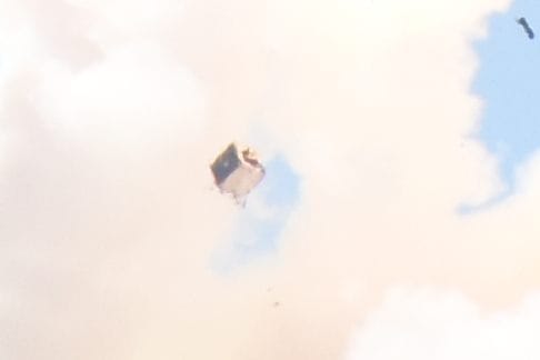 The satellite that was atop of KAIROS after being liberated from the rocket.