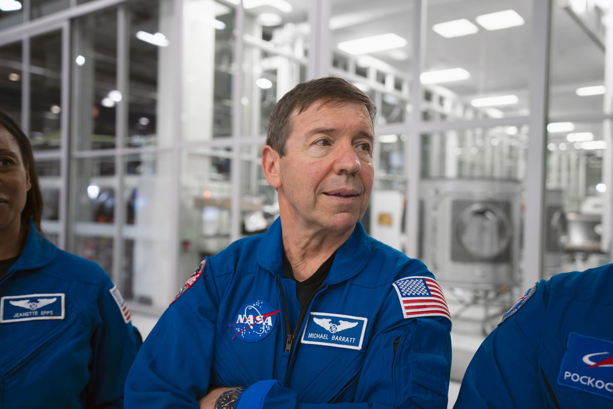 Michael Reed Barratt during training. ©NASA