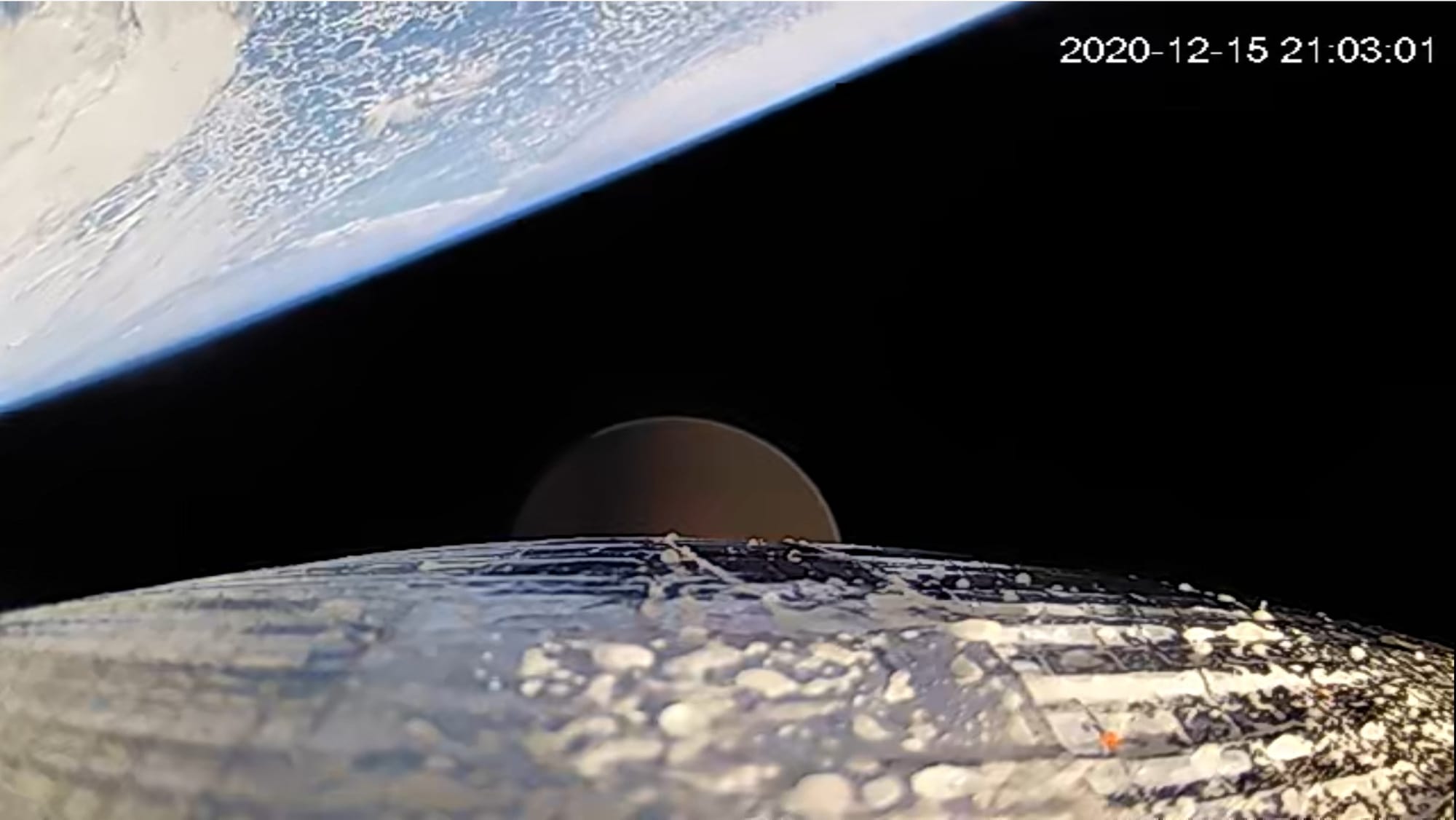 The second-stage of Astra's fifth rocket in space. ©Astra 