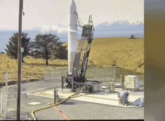 Astra's Rocket 3 vehicle exploding on its launchpad at the Pacific Spaceport Complex, in Alaska. ©Tech Crunch