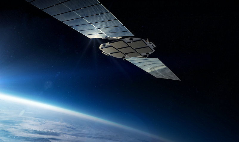 A render of Rocket Lab's Flatellite spacecraft in low Earth orbit. ยฉRocket Lab