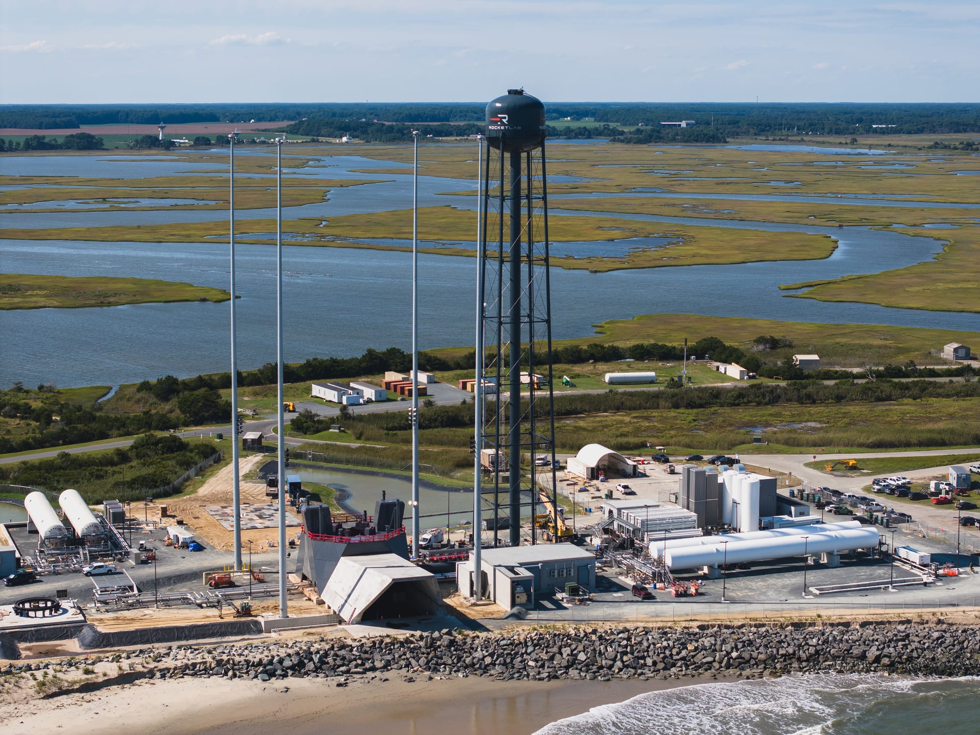 The completed Launch Complex 3 in Virginia for Neutron. ยฉRocket Lab