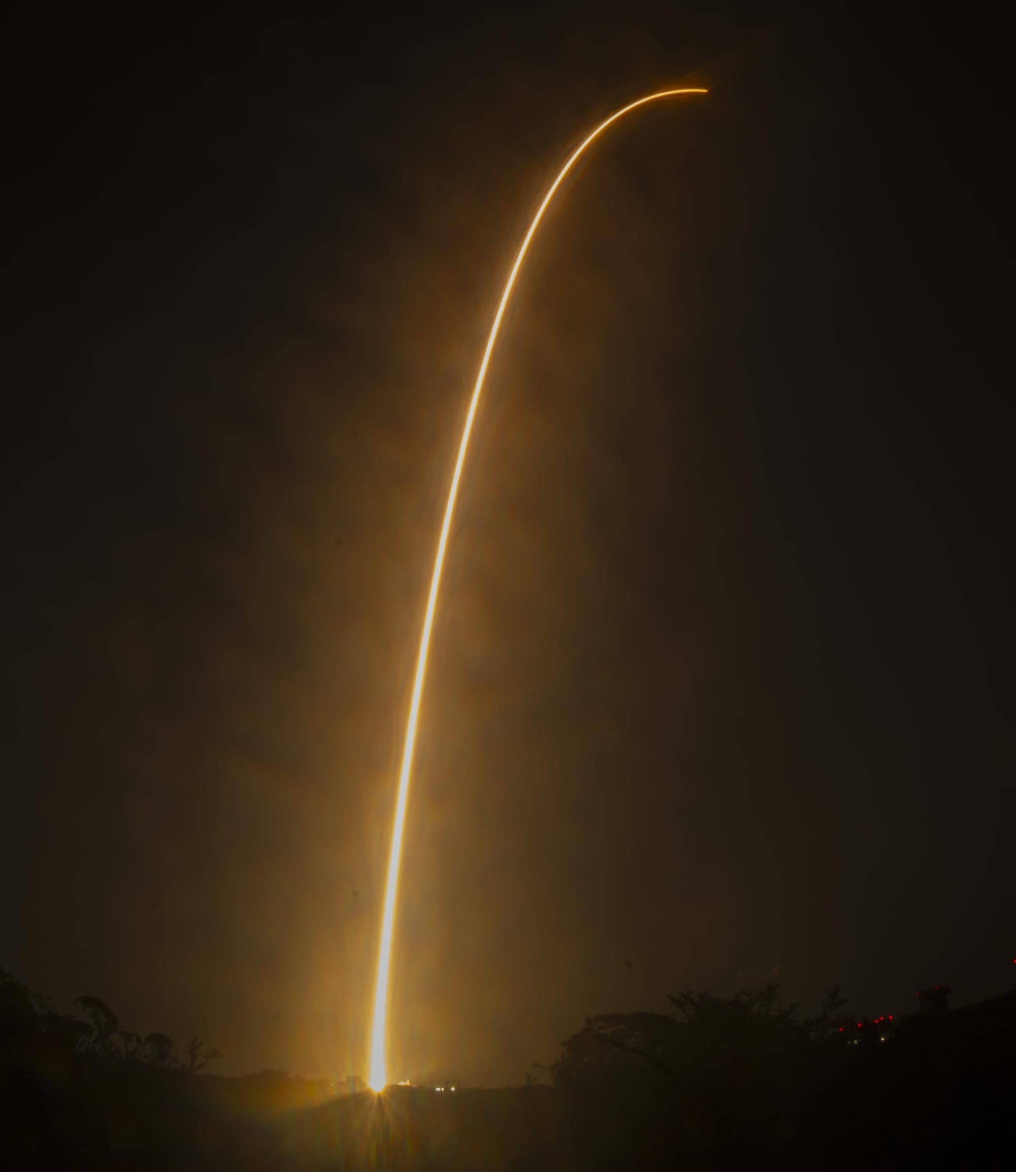 A long exposure photo of Ariane 6 carrying MetOp-SG-A1. ©S.Corvaja/European Space Agency