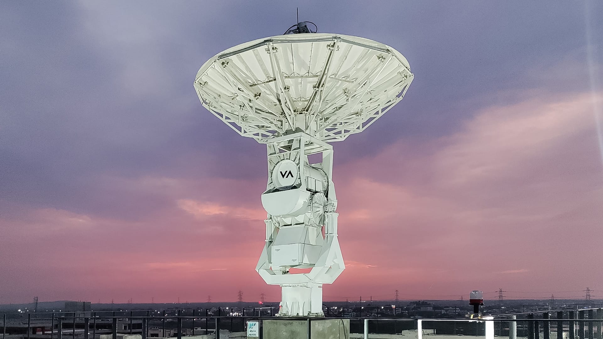 Dhruva Space's 3.8m S&X band antenna in Hyderabad