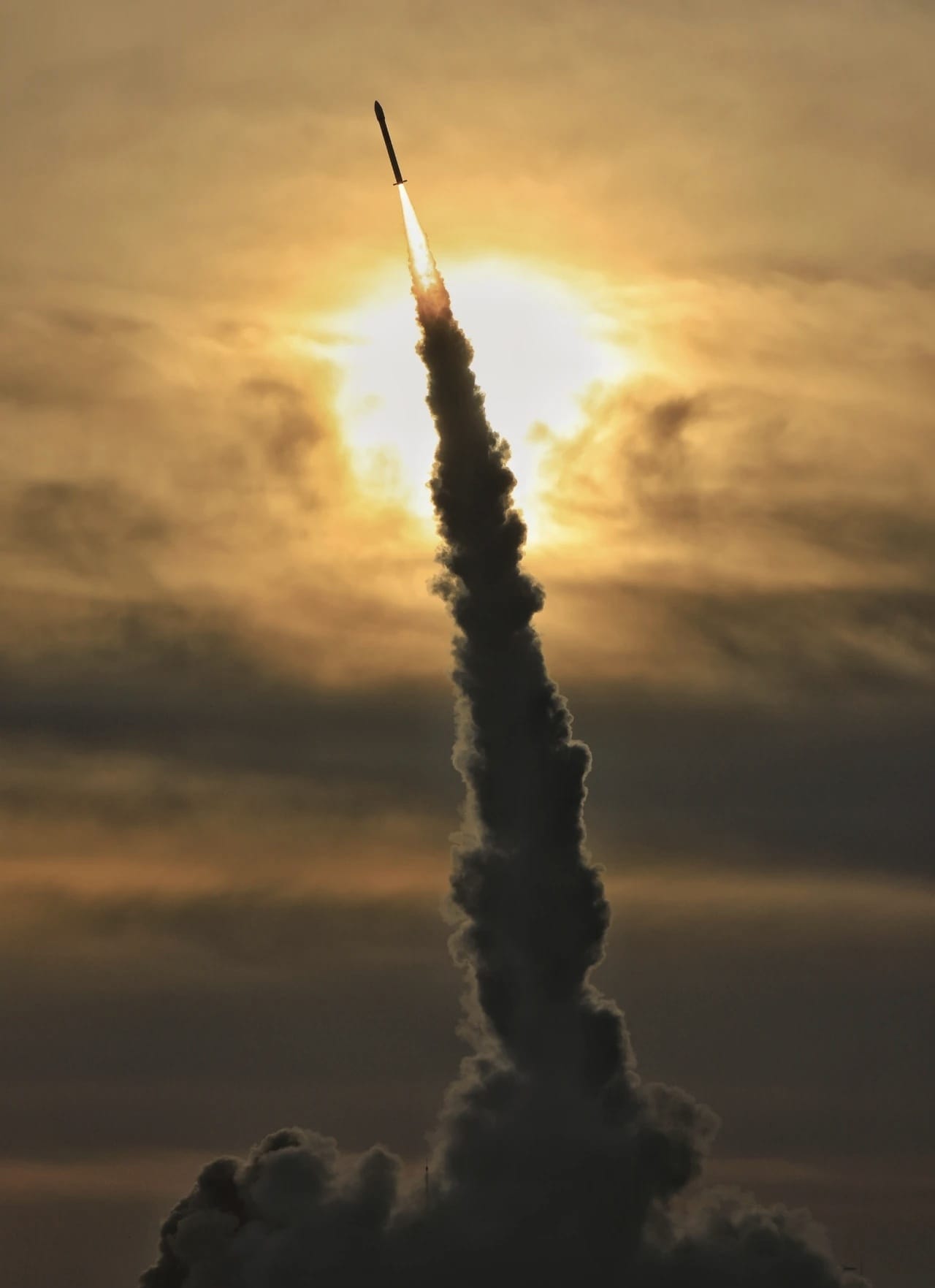 ExPace's Kuaizhou-1A blasting off from the Jiuquan Satellite Launch Center on December 5th 2025.