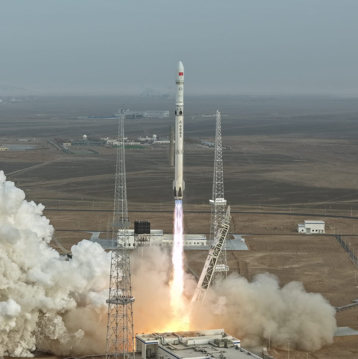 The Long March 12A Y1 vehicle lifting off from the Jiuquan Satellite Launch Center on December 23rd 2025.
