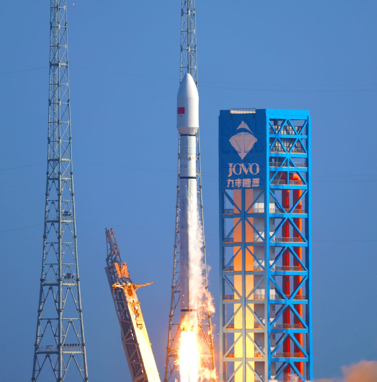 The Long March 12 Y5 vehicle lifting off from the Wenchang Commercial Space Launch Site on January 19th.