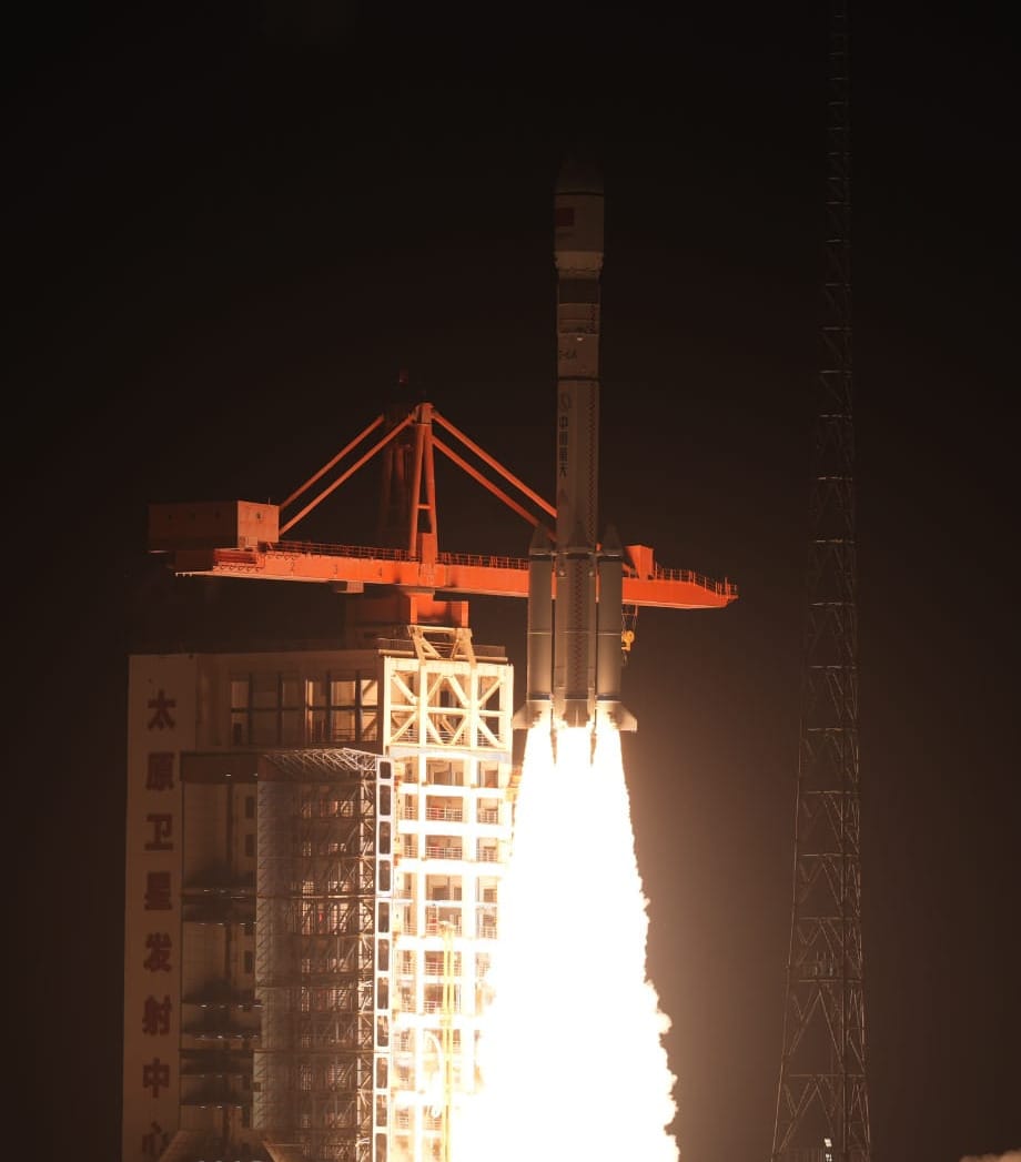 The Long March 6A Y23 vehicle blasting off from the Taiyuan Satellite Launch Center on May 12th 2026. ©China Aerospace Science and Technology Corporation