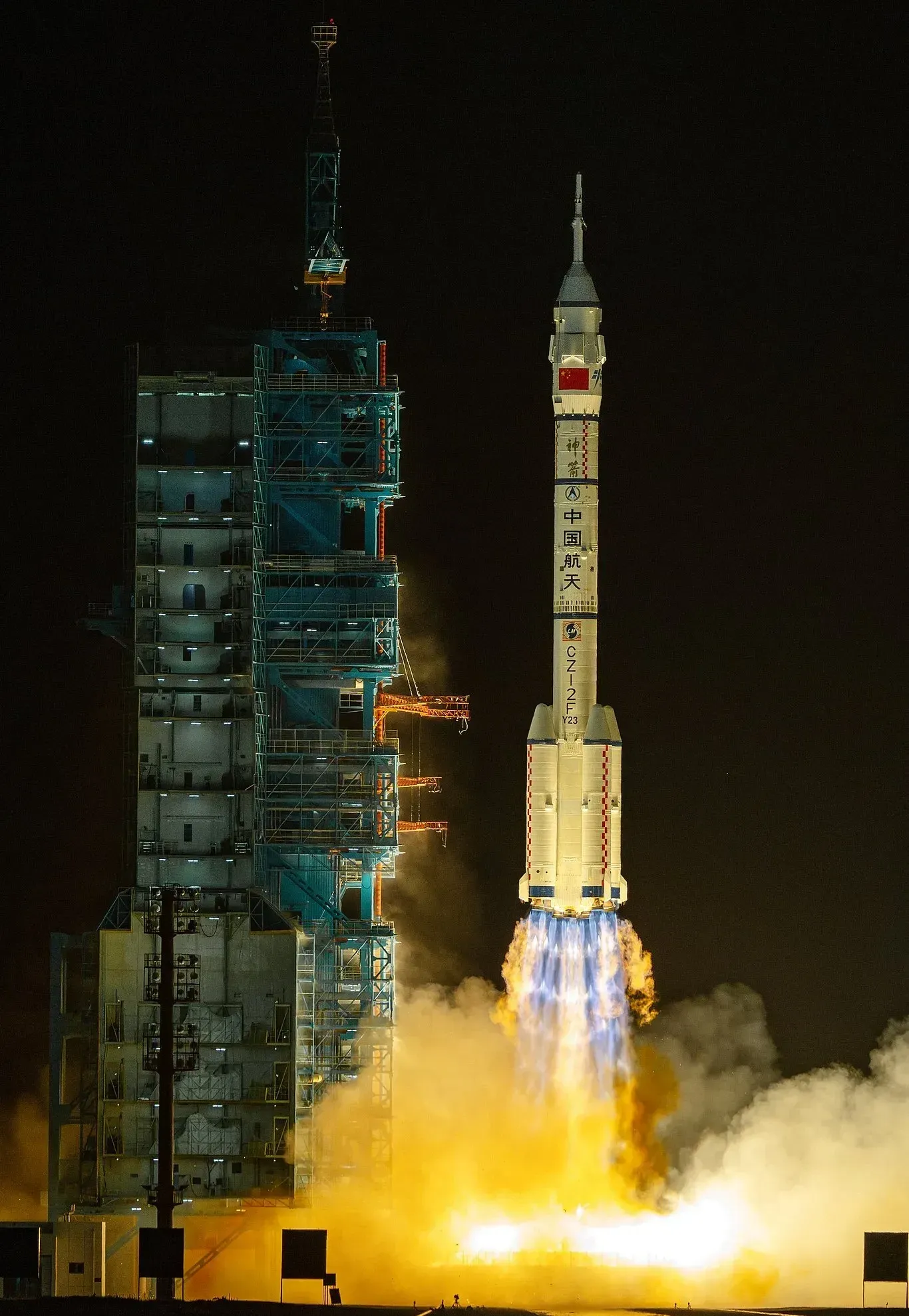 The Long March 2F/G Y23 launch vehicle lifting off from the Jiuquan Satellite Launch Center on May 24th 2026. ยฉChina Manned Space Agency