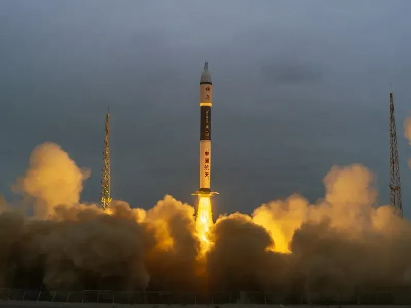 ExPace's Kuaizhou-11 Y13 vehicle blasting off from the Jiuquan Satellite Launch Center on June 17th 2026. ©ExPace