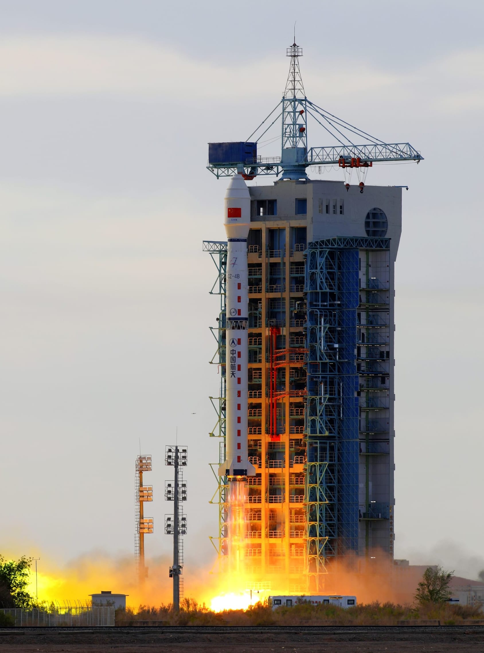 A Long March 4B launch vehicle heading to orbit from the Jiuquan Satellite Launch Center on July 1st. ยฉChina Aerospace Science and Technology Corporation