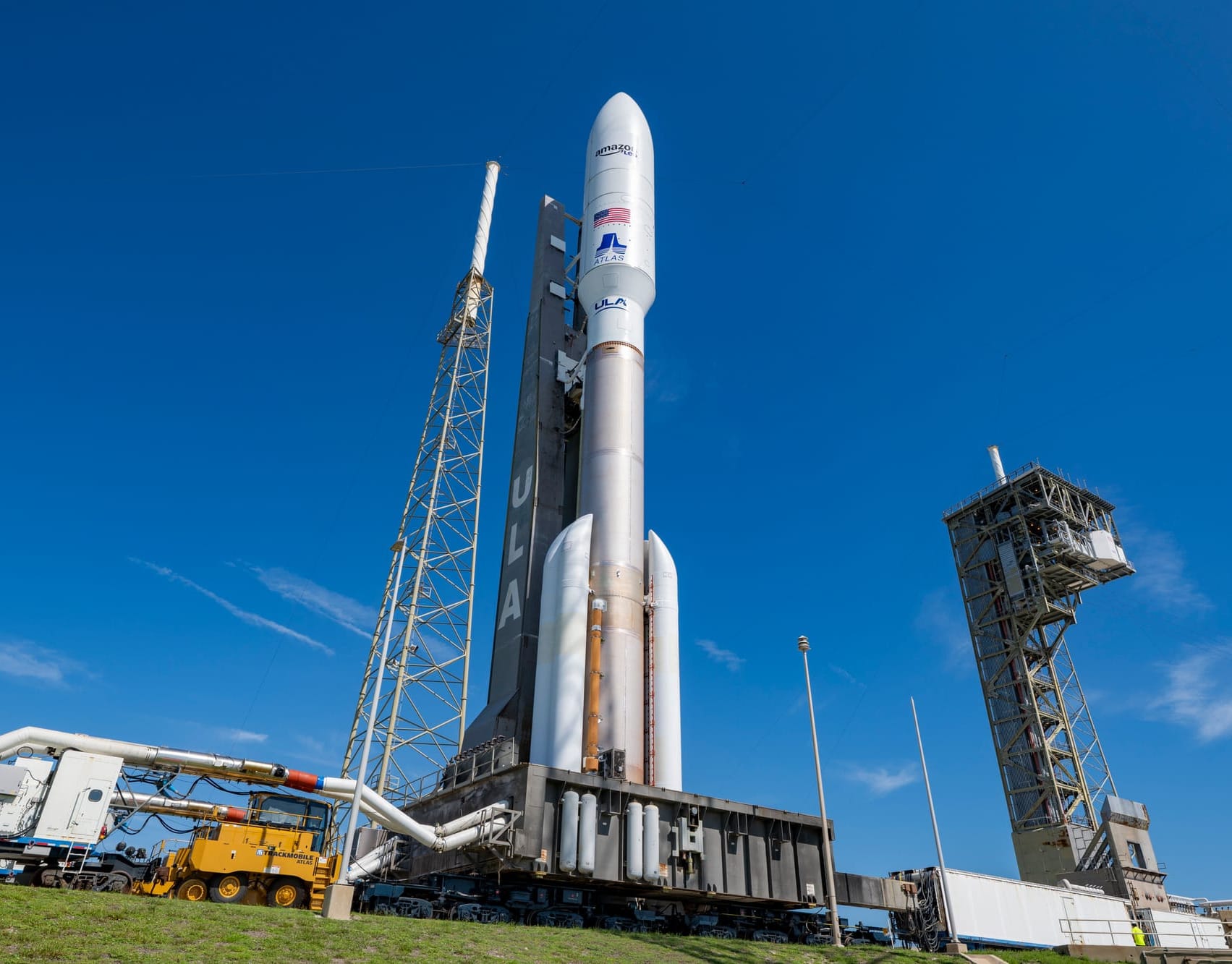 Atlas V rolling out to Space Launch Complex 41 on July 1st ahead of a launch dedicated to Amazon Leo. ยฉUnited Launch Alliance