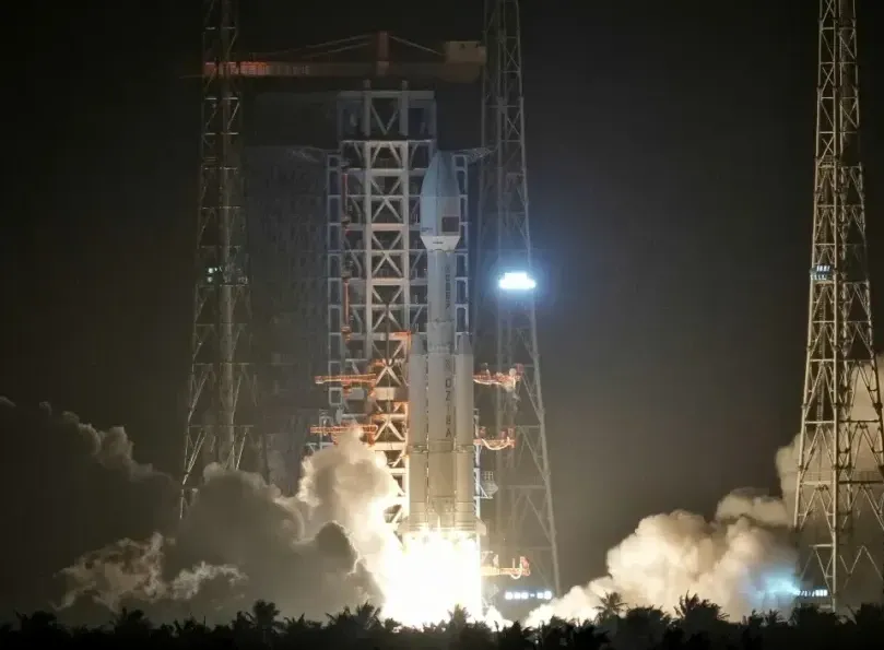 The Long March 8A Y9 vehicle departing from the Wenchang Commercial Space Launch Site on July 5th 2026. ©China Aerospace Science and Technology Corporation