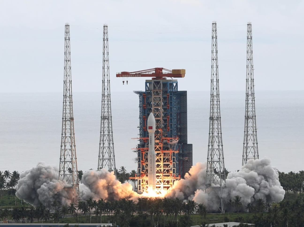 The Long March 8A Y10 vehicle lifting off from the Wenchang Commercial Space Launch Site on August 4th 2026. ©China Aerospace Science and Technology Corporation