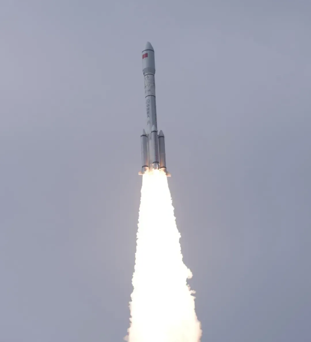 The Long March 6A Y18 vehicle during first-stage flight from the Taiyuan Satellite Launch Center on July 30th 2026. ©China Aerospace Science and Technology Corporation