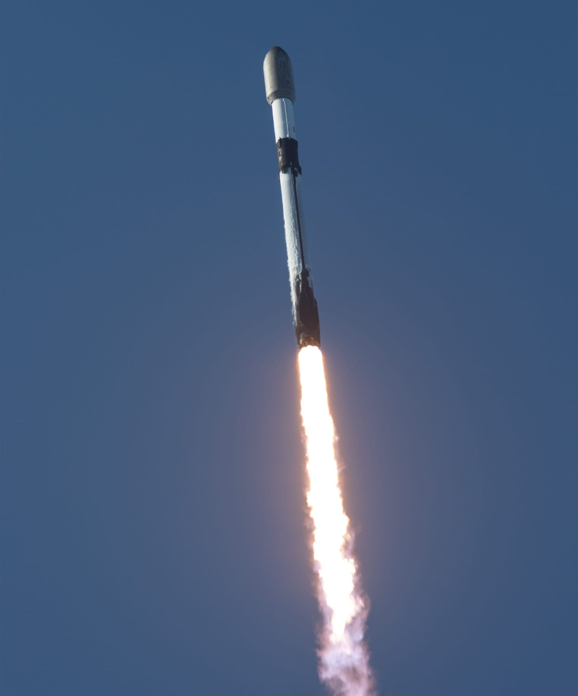 Falcon 9 during first-stage flight for the USSF-153 mission on September 10th 2026. ยฉSpaceX
