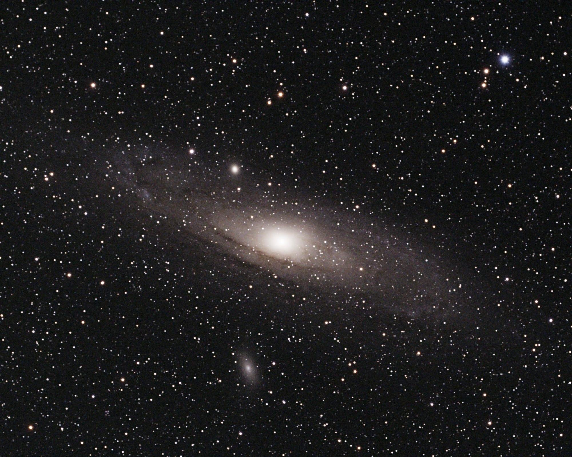 The Andromeda Galaxy as seen by my ZWO Seestar S30 Pro Smart Telescope