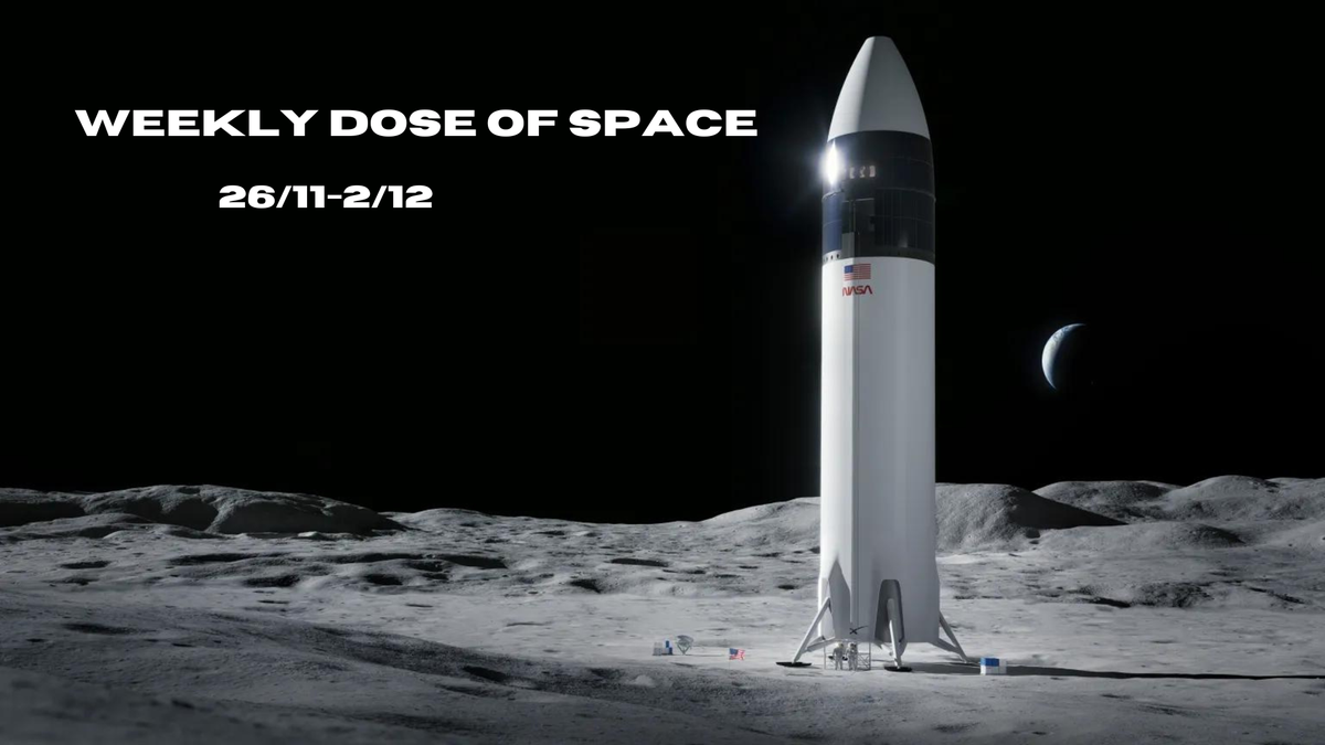 Weekly Dose of Space (26/11-2/12)