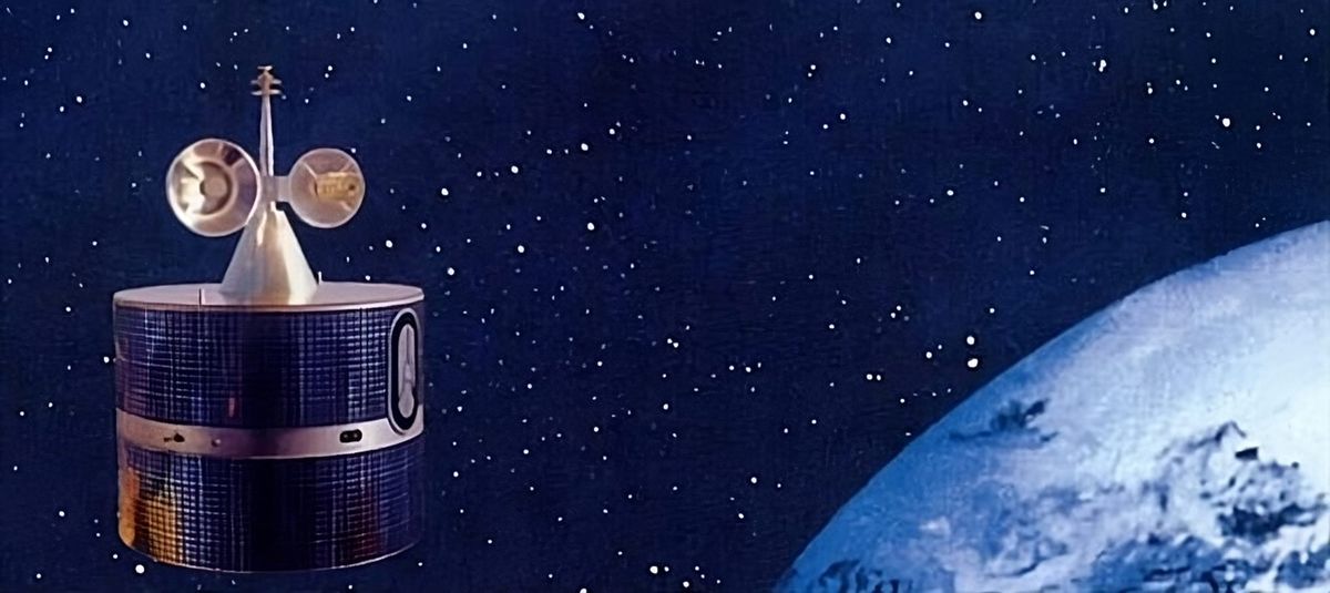 An artist rendition of the Dongfanghong-2 spacecraft.