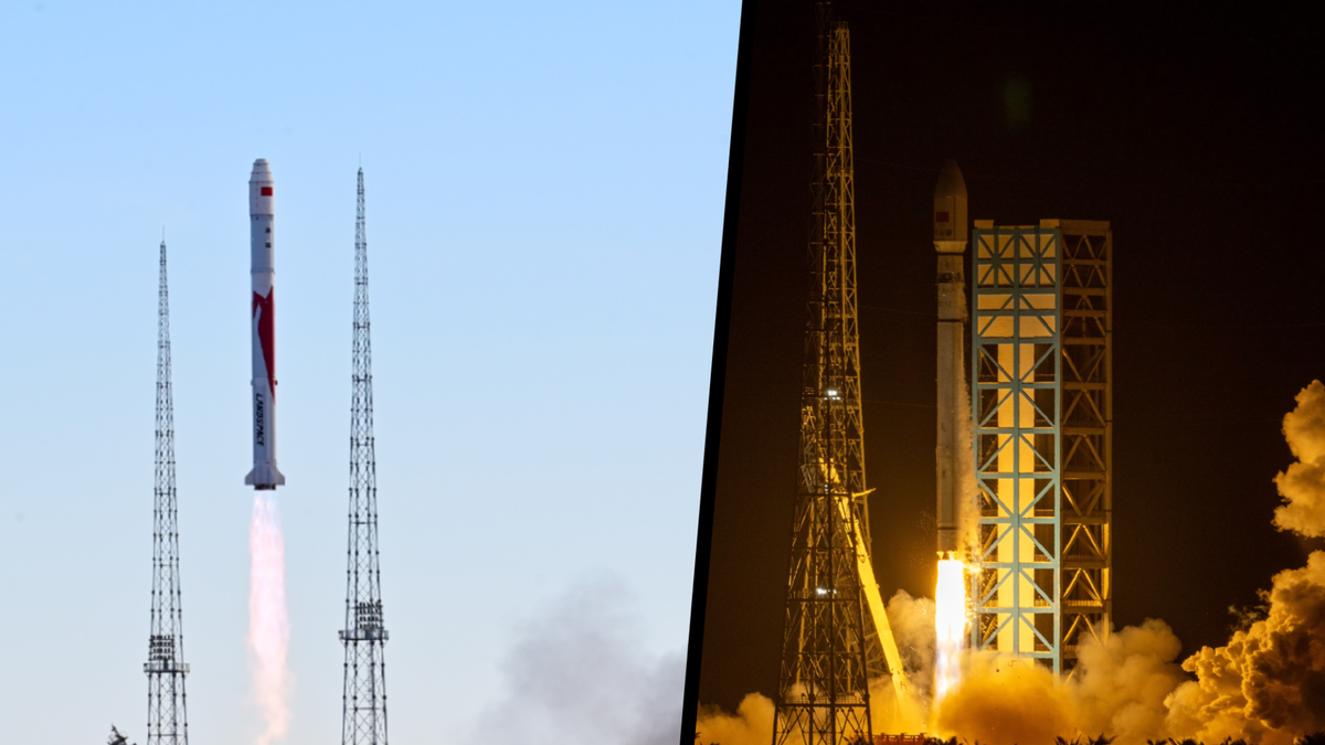 China debuts two new rockets to end November