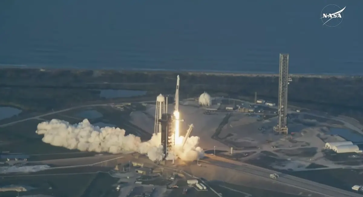 Falcon 9 lifting off from Launch Complex 39A. ©NASA