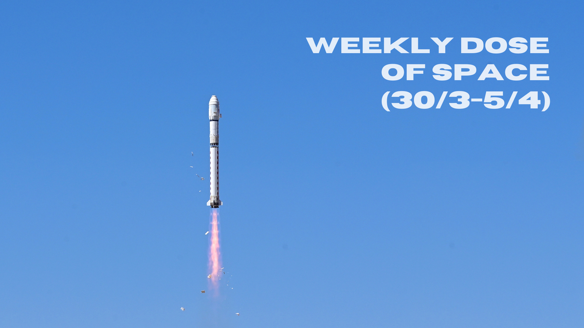 Weekly Dose of Space (30/3-5/4)