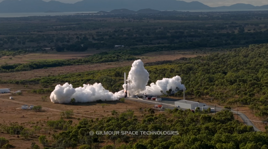 Eris-1 lifts off from northeastern Australia on July 29th. ©Gilmour Space