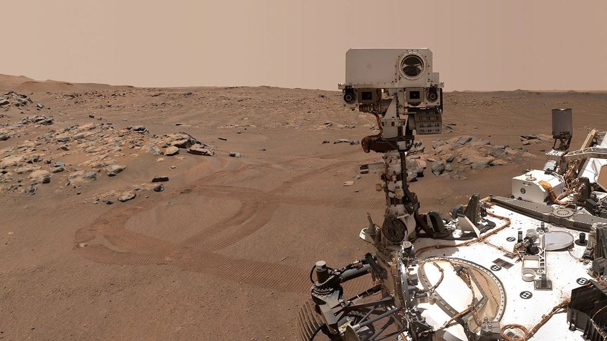 A selfie by the Perseverance rover on Mars. ©NASA