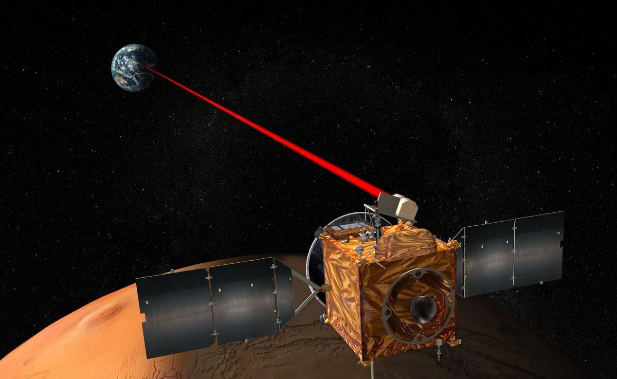 A render of the cancelled Mars Telecommunications Orbiter. ©JPL/NASA