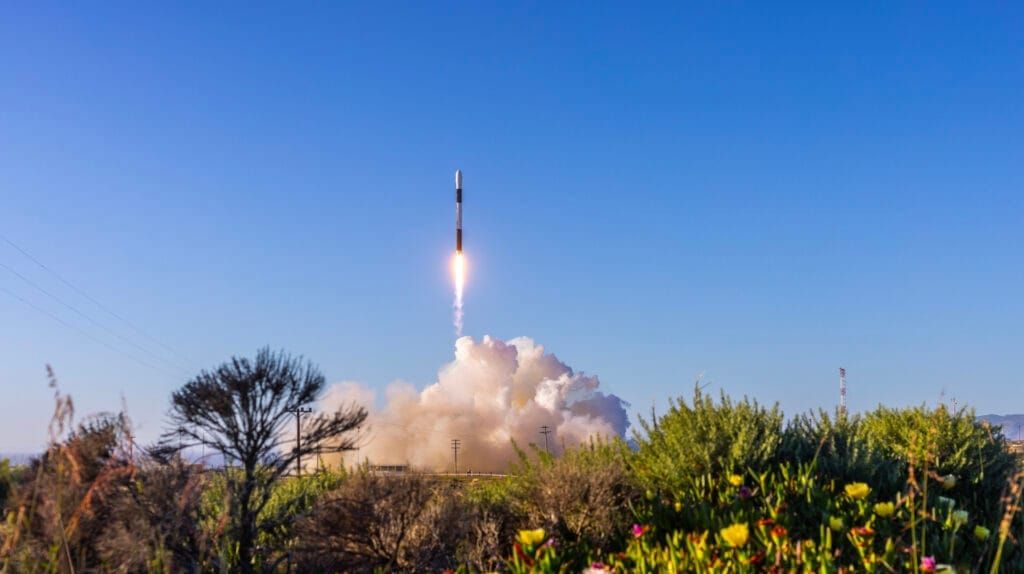 Alpha lifting off on March 12th 2026 from the Vandenberg Space Force Base. ©Sean Parker/Firefly Aerospace